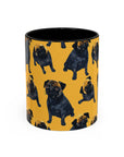 Puglet Posh Paradise Accent Coffee Mug