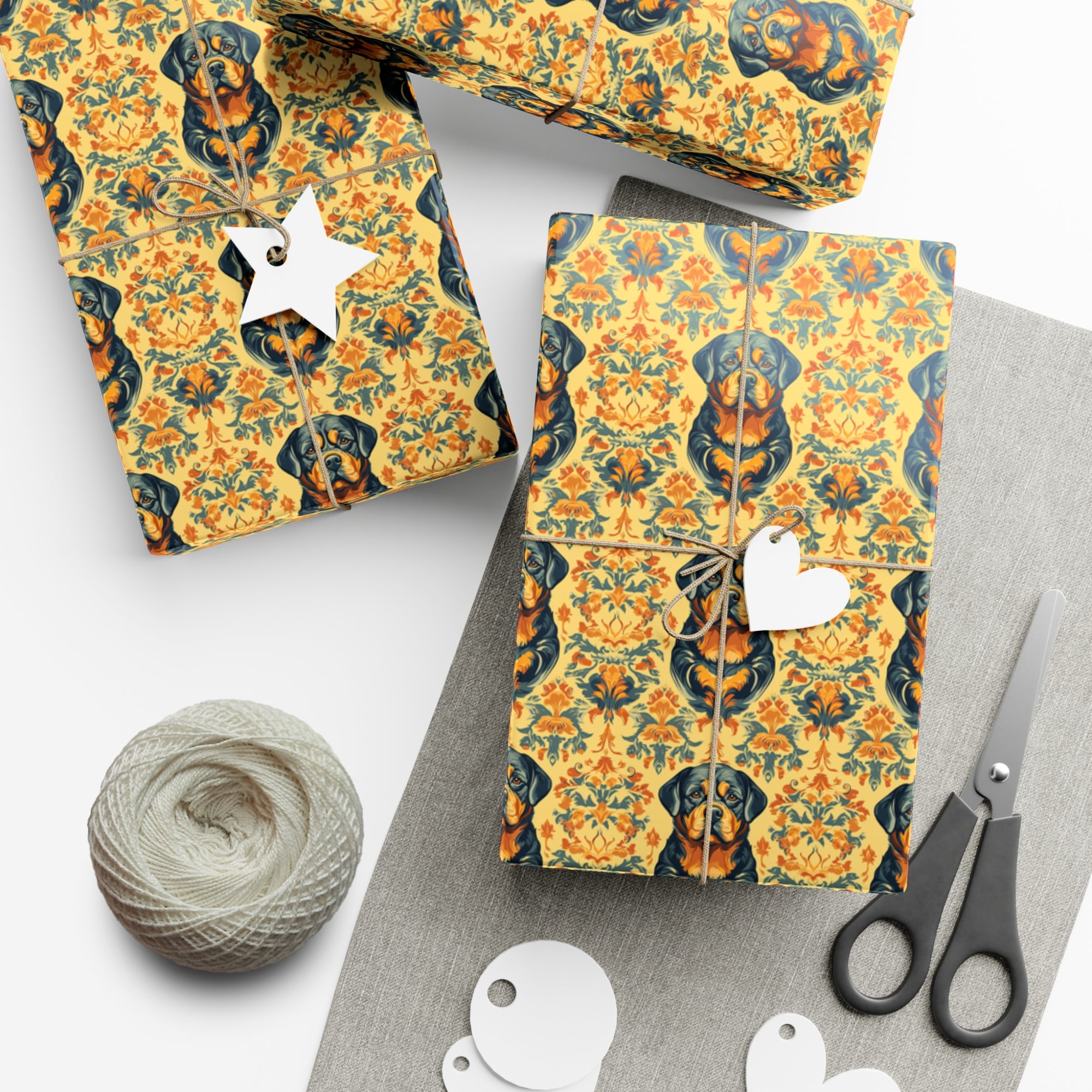 Royal Rottie Regalia Gift Wrap Papers