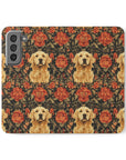 Golden Pawsatronic Tapestry Flip Cases