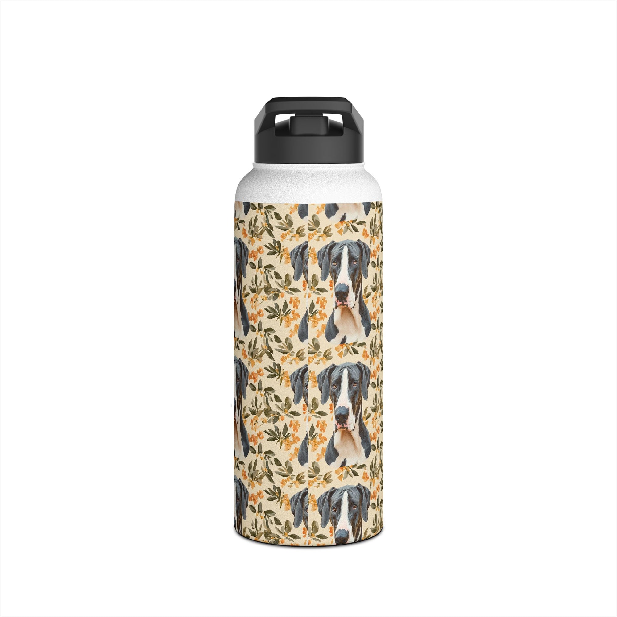 Majestic Great Dane Meadow Stainless Steel Water Bottle