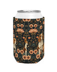 Beagle Blossom Bonanza Can Cooler Sleeve