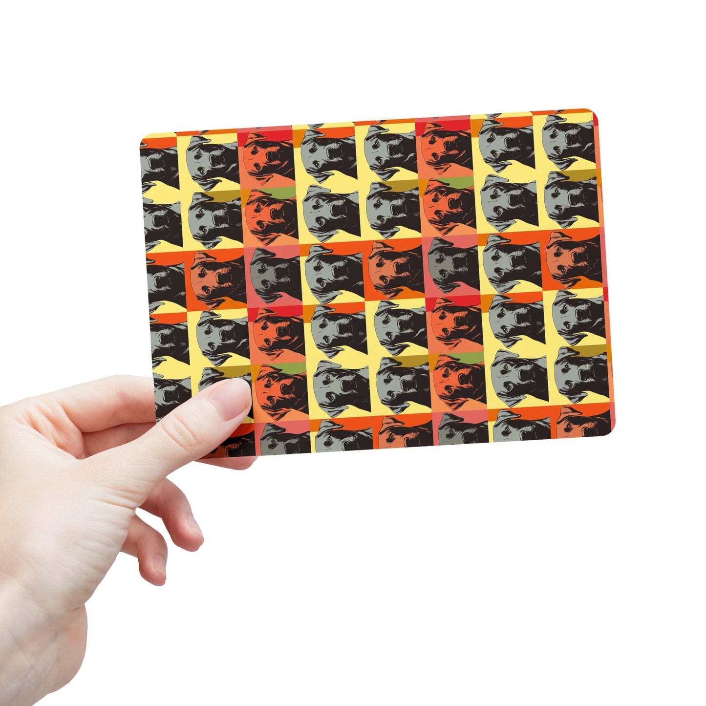 Whimsical Warhol Labrador Postcards