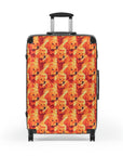 Golden Glamour Paws Suitcase