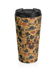 Autumnal German Shepherd Glamour Stainless Steel Travel Mug