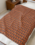 Impressionistic German Shepherds Velveteen Plush Blanket