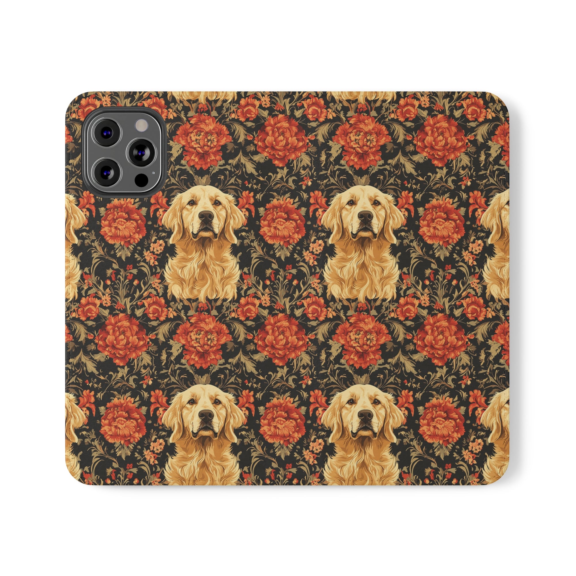 Golden Pawsatronic Tapestry Flip Cases