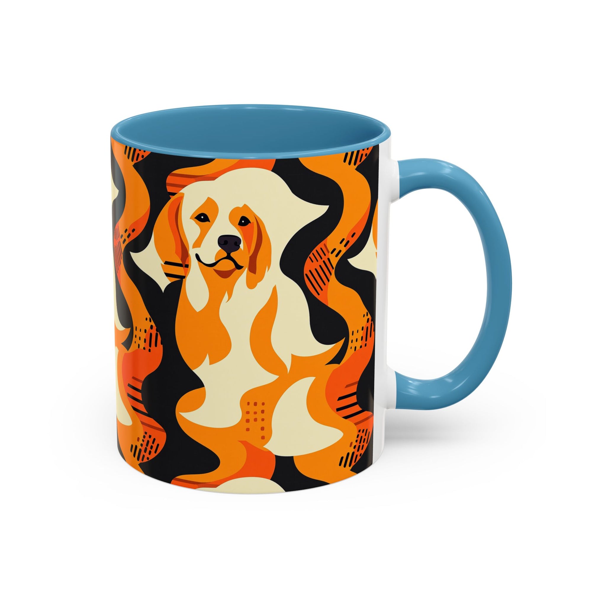 Golden Woof Abstract Glamour Accent Coffee Mug