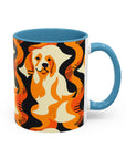 Golden Woof Abstract Glamour Accent Coffee Mug