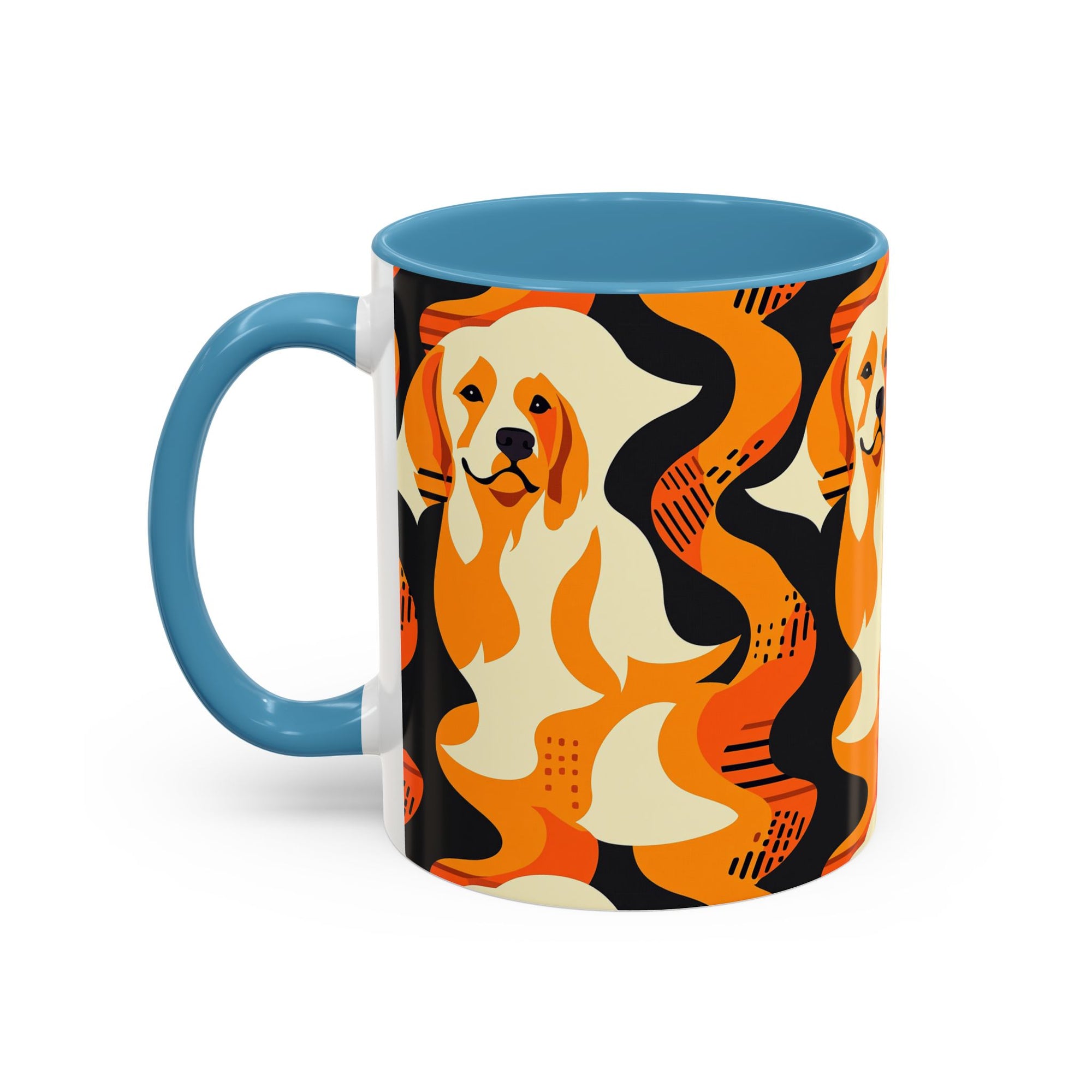 Golden Woof Abstract Glamour Accent Coffee Mug