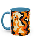 Golden Woof Abstract Glamour Accent Coffee Mug