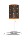 Dapper Dachshund Embroidery Elegance Lamp on a Stand