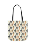 Dashing Dane Divinity Canvas Tote Bag