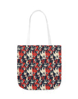 Bulldoggy Bliss Chomper Canvas Tote Bag