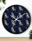 Celestial Boxer Bliss Wall Clock