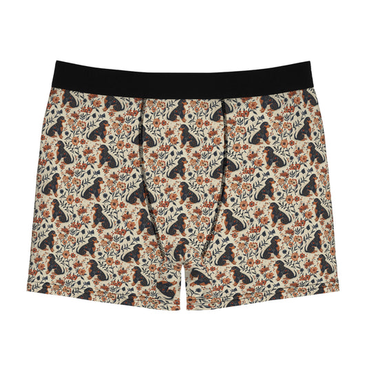 Blossoming Dachshunds Delight Men's Boxer Briefs