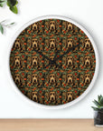 Labrador Lush Pooch Tapestry Wall Clock