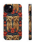 Yorkie Charm Twins Magnetic Tough Cases