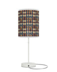 Pawsome Rottweiler Royalty Plaid Lamp on a Stand