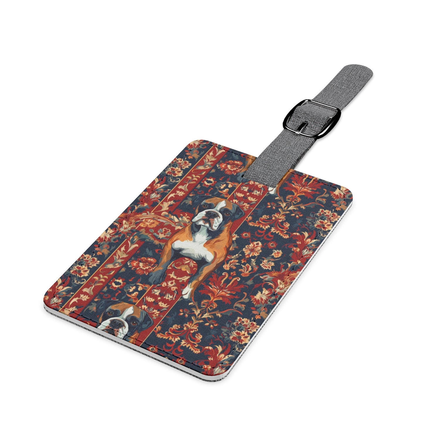 Boxer Blossom Tapestry Delight Luggage Tag