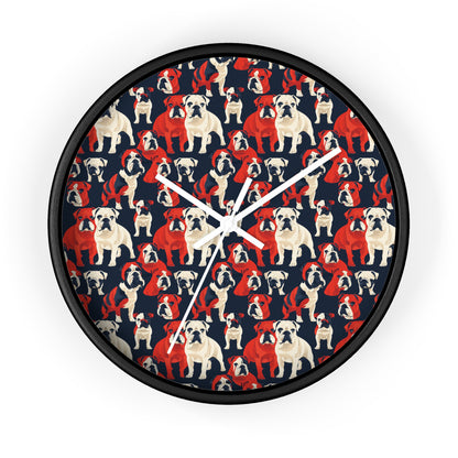 Bulldoggy Bliss Chomper Wall Clock