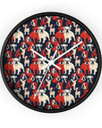 Bulldoggy Bliss Chomper Wall Clock