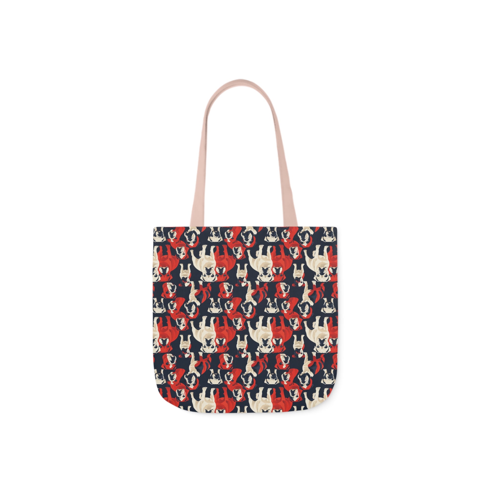 Bulldoggy Bliss Chomper Canvas Tote Bag