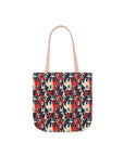 Bulldoggy Bliss Chomper Canvas Tote Bag