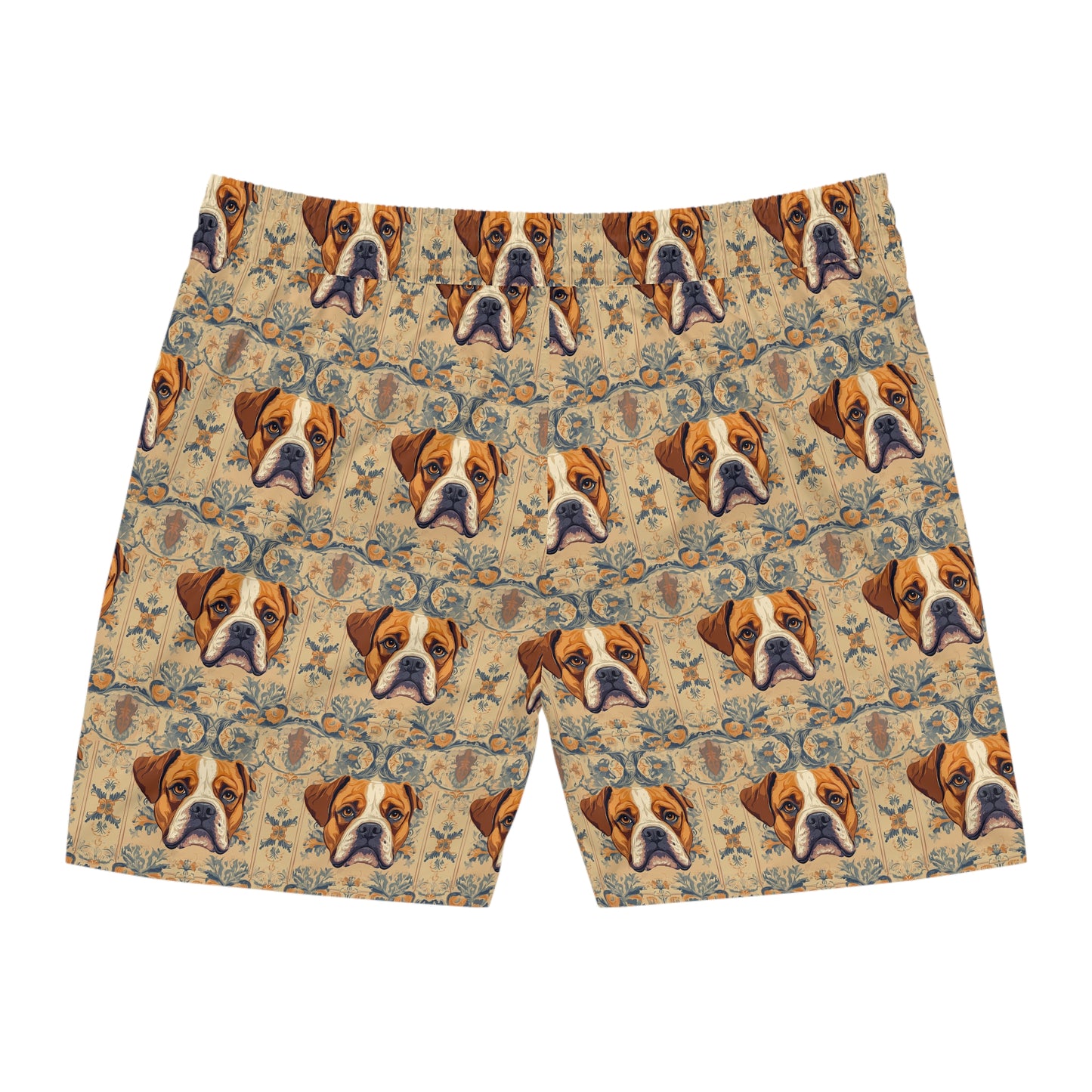 Bowtie Boxer Bliss Men's Mid-Length Swim Shorts