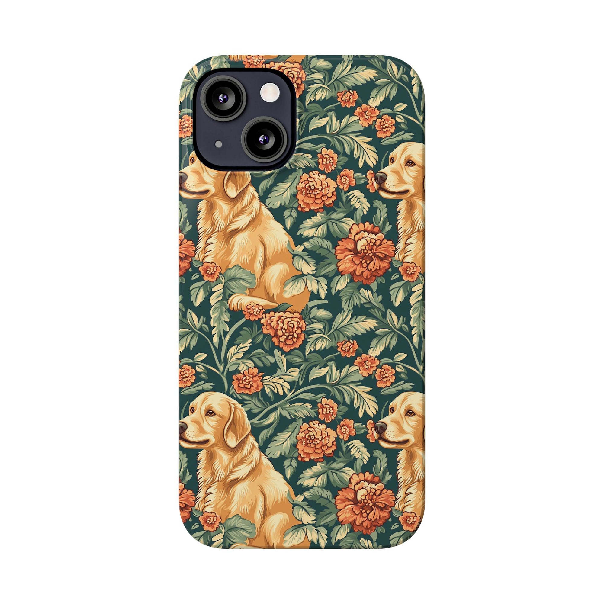 Blooming Goldie Glam Slim Phone Cases