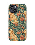 Blooming Goldie Glam Slim Phone Cases