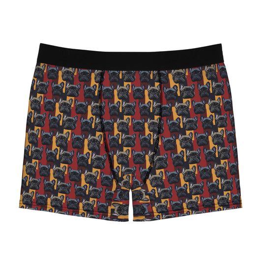 Chic Canine Checkmate - Frenchie Edition Men's Boxer Briefs