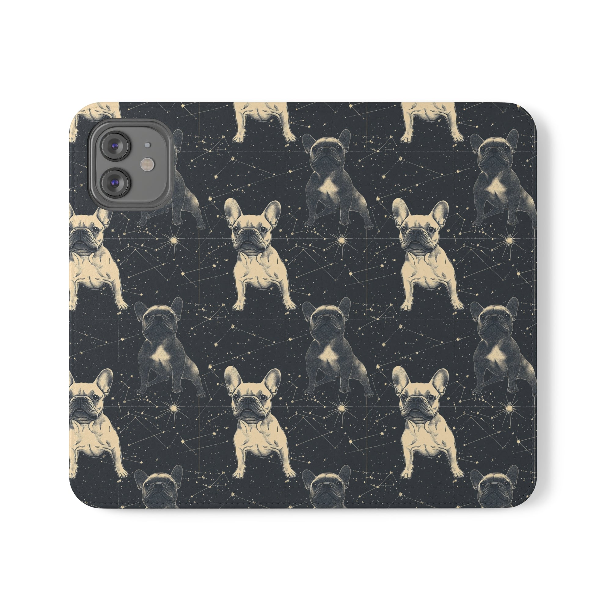 Frenchie Celestial Soar Flip Cases