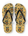 Royal Rottie Regalia Flip Flops