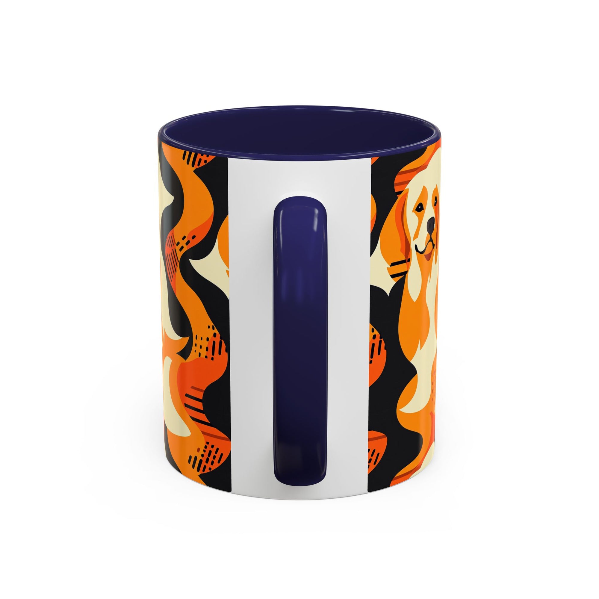 Golden Woof Abstract Glamour Accent Coffee Mug