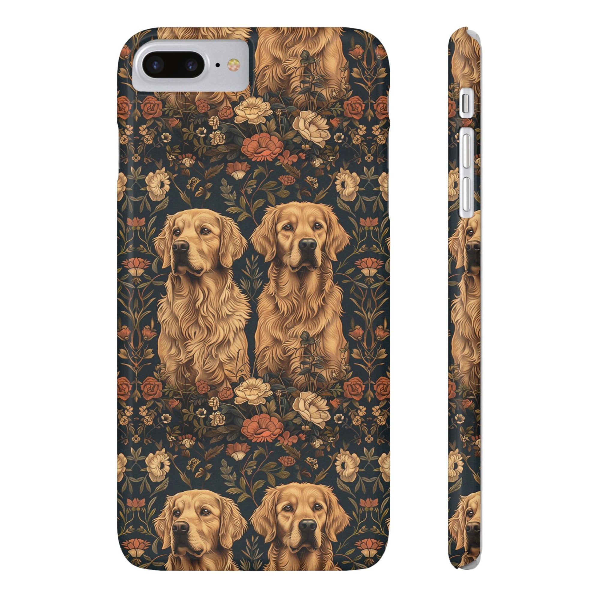 Fanciful Golden Paradise Blossom Slim Phone Cases