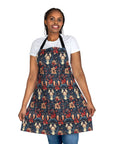 Gothic Rose Bulldog Noir Enchantment Apron