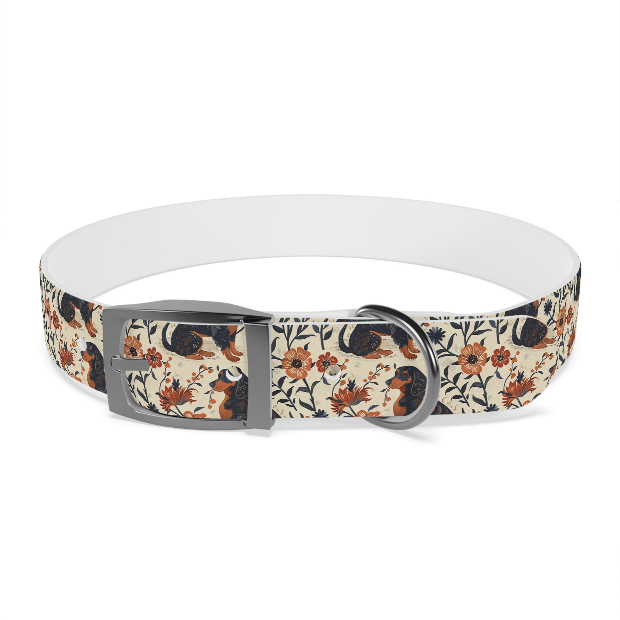 Blossoming Dachshunds Delight Dog Collar