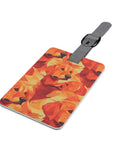 Golden Glamour Paws Luggage Tag