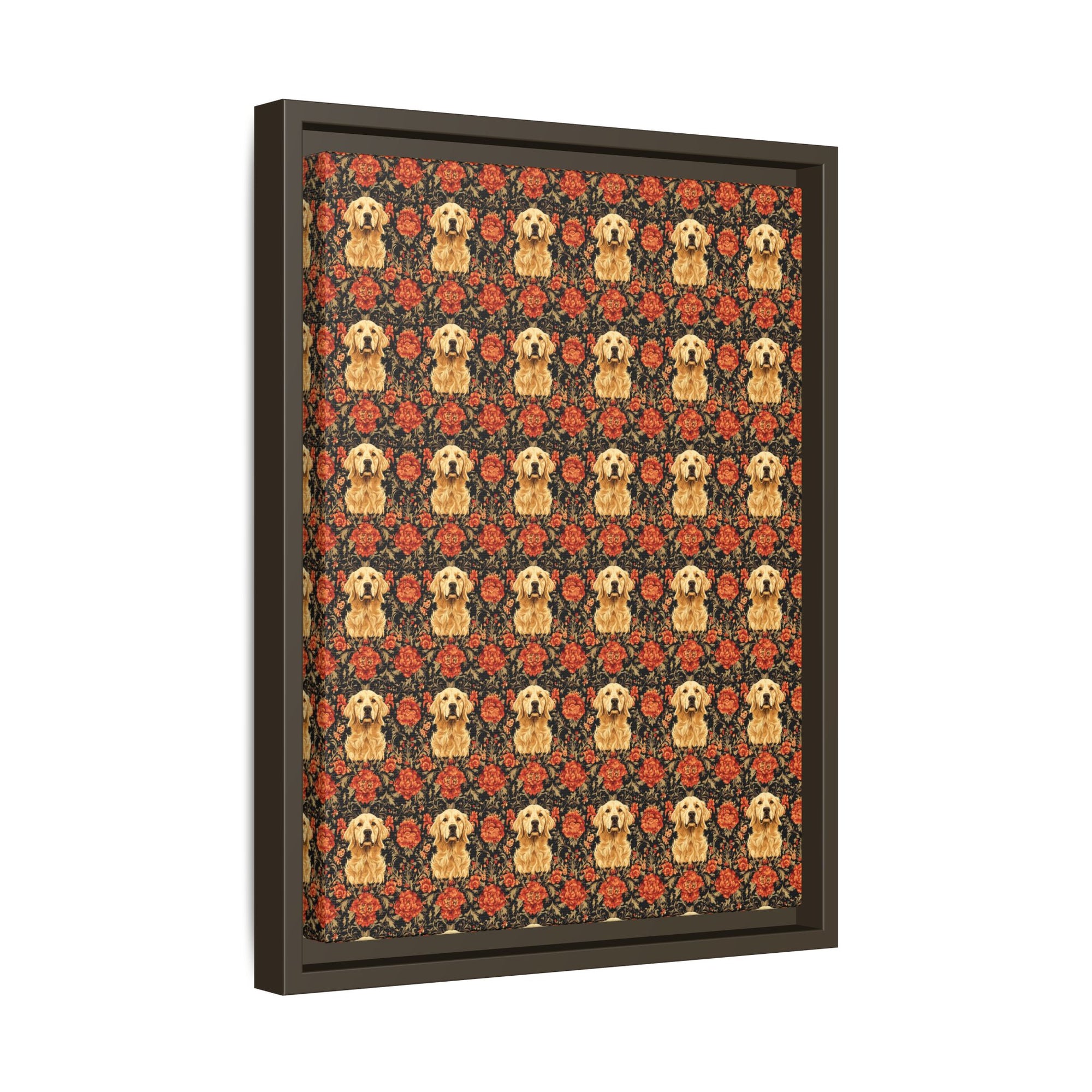 Golden Pawsatronic Tapestry Matte Canvas, Framed