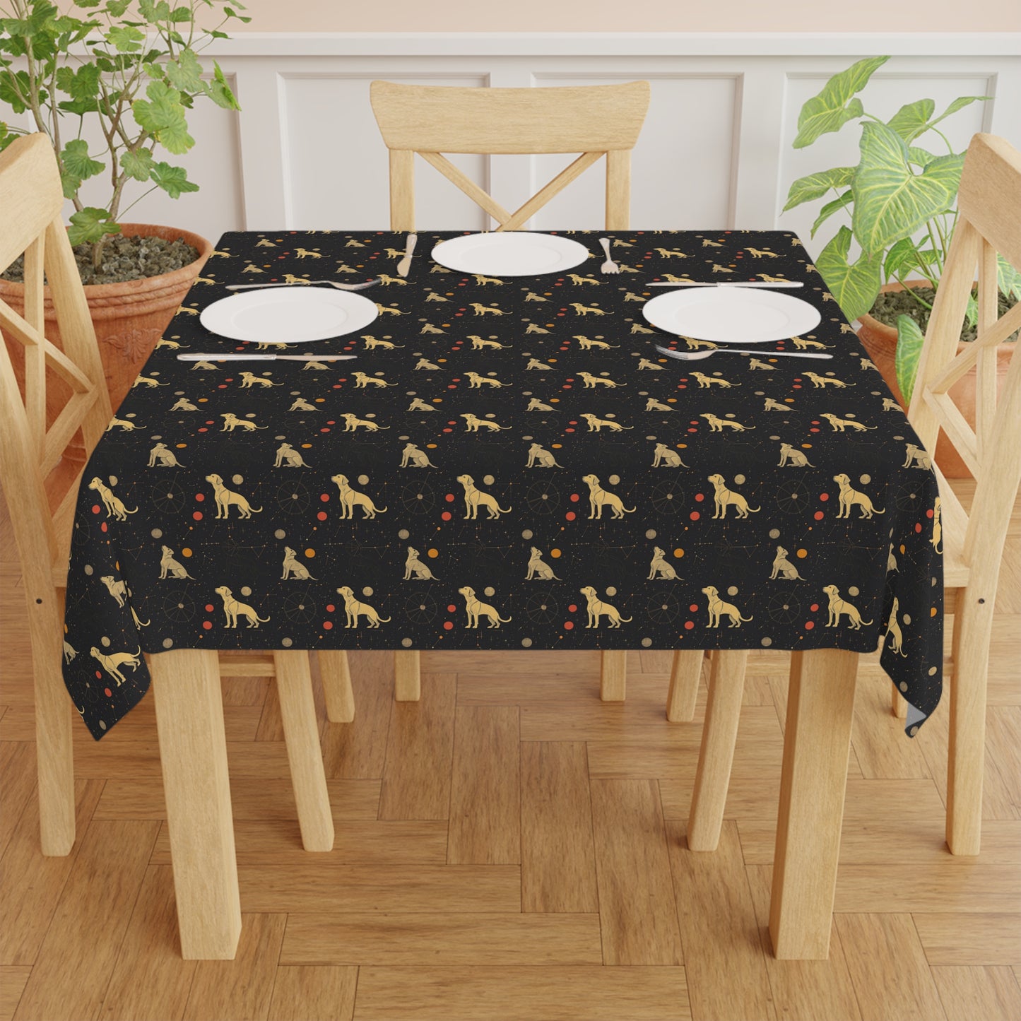 Heavenly Husky Hues Tablecloth