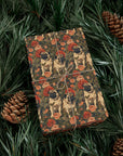 Blooming Pug Paradise Gift Wrap Papers