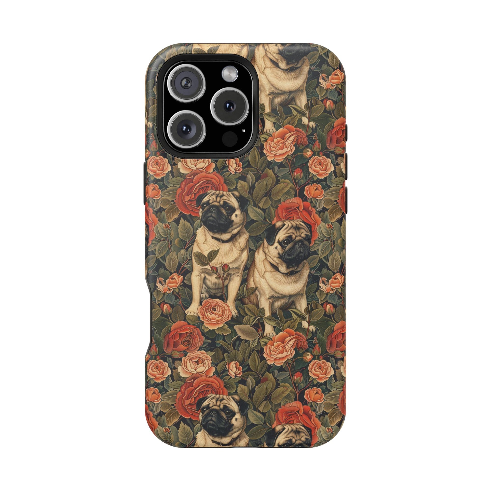 Blooming Pug Paradise Magnetic Tough Cases