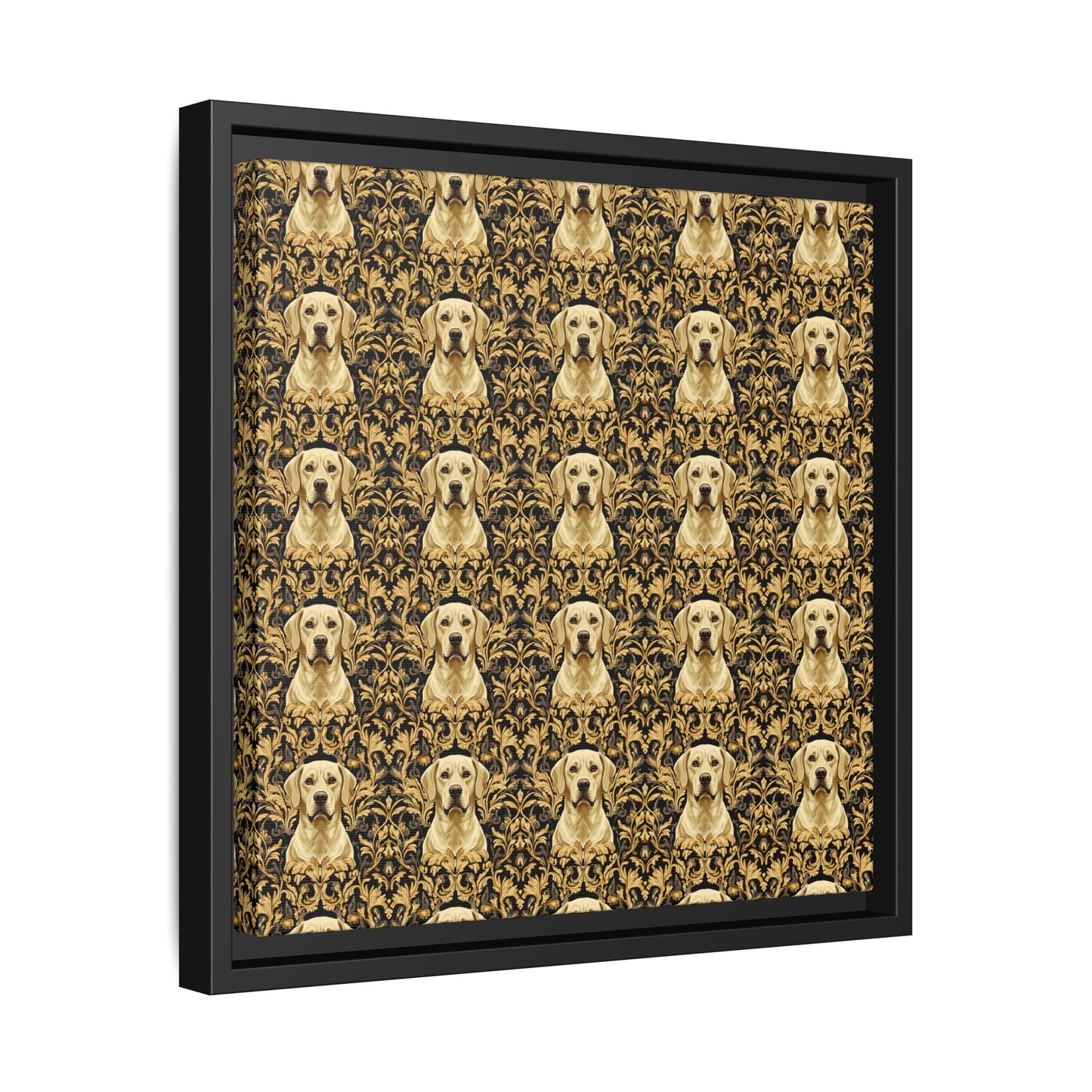 Royal Pawsitivity Labs Matte Canvas, Framed