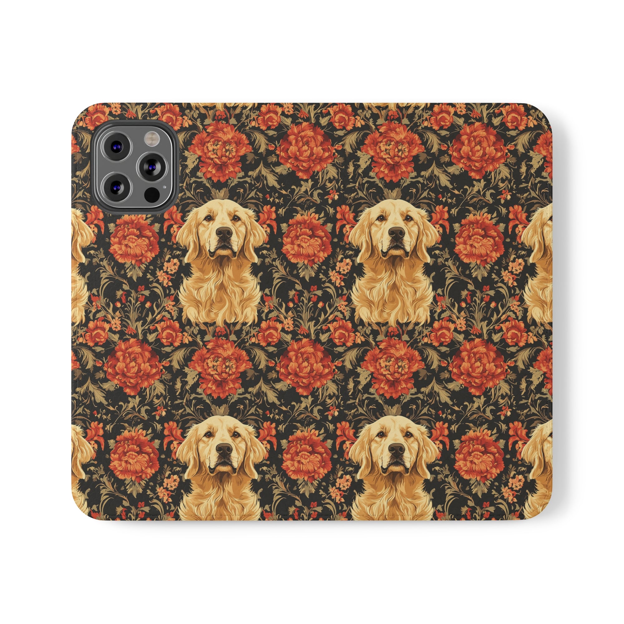 Golden Pawsatronic Tapestry Flip Cases