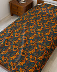 Safari Shepherd Strut Velveteen Plush Blanket