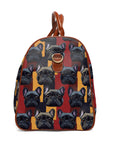 Chic Canine Checkmate - Frenchie Edition Waterproof Travel Bag