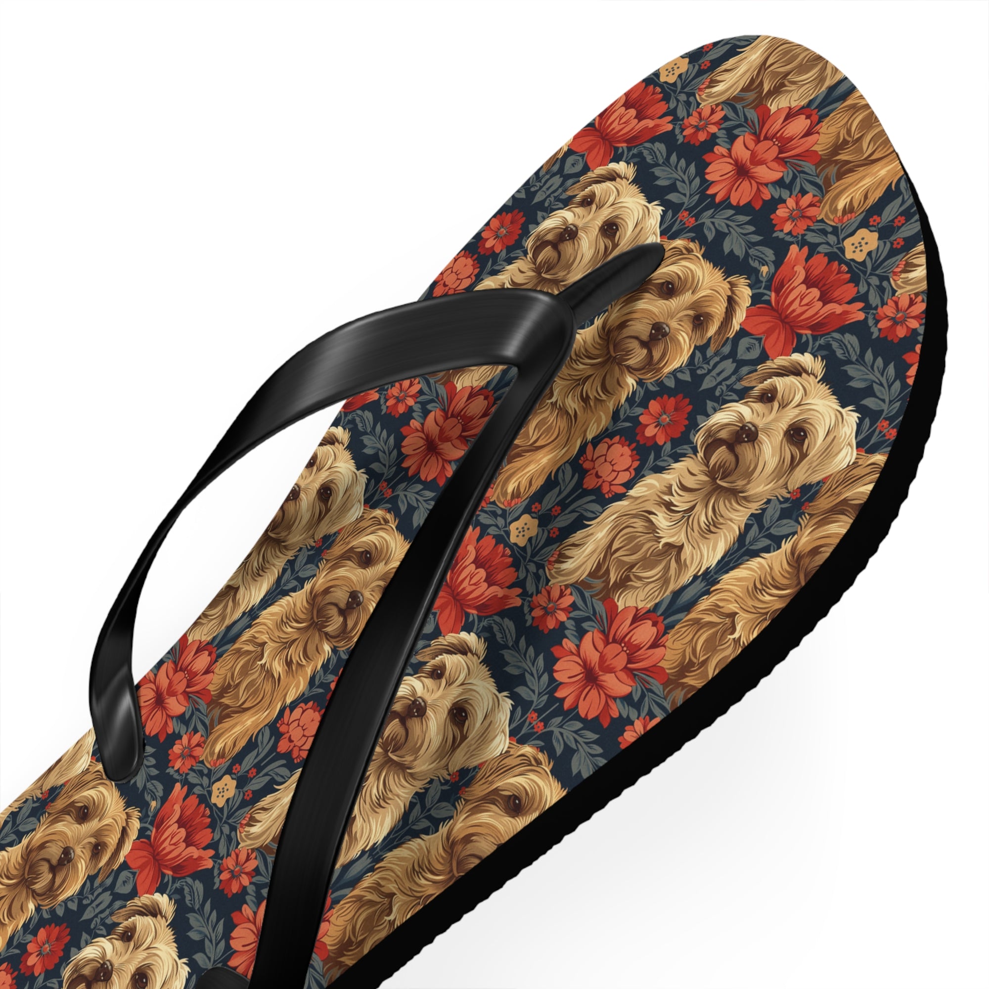 Yorkie Charm Twins Flip Flops