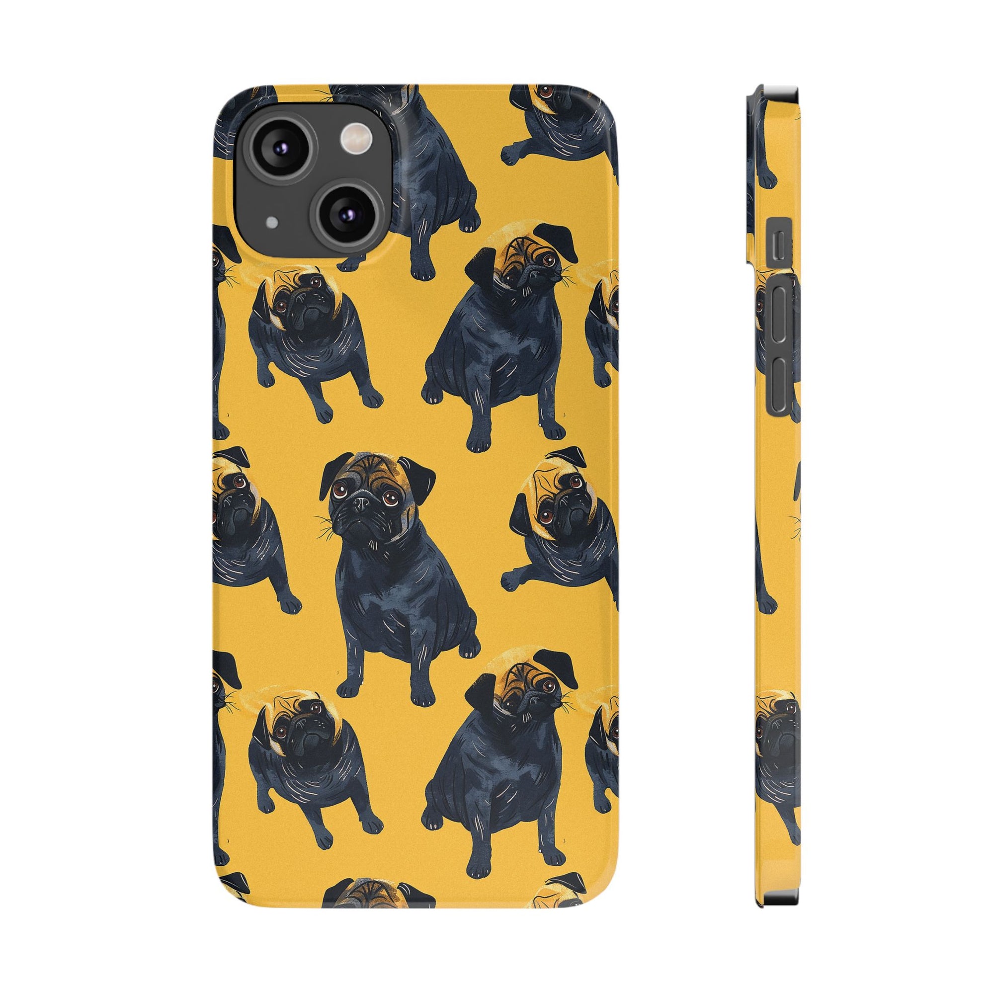 Puglet Posh Paradise Slim Phone Cases