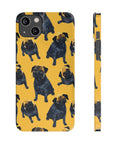 Puglet Posh Paradise Slim Phone Cases