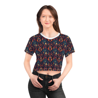 Rustic Rottie Charm Crop Tee